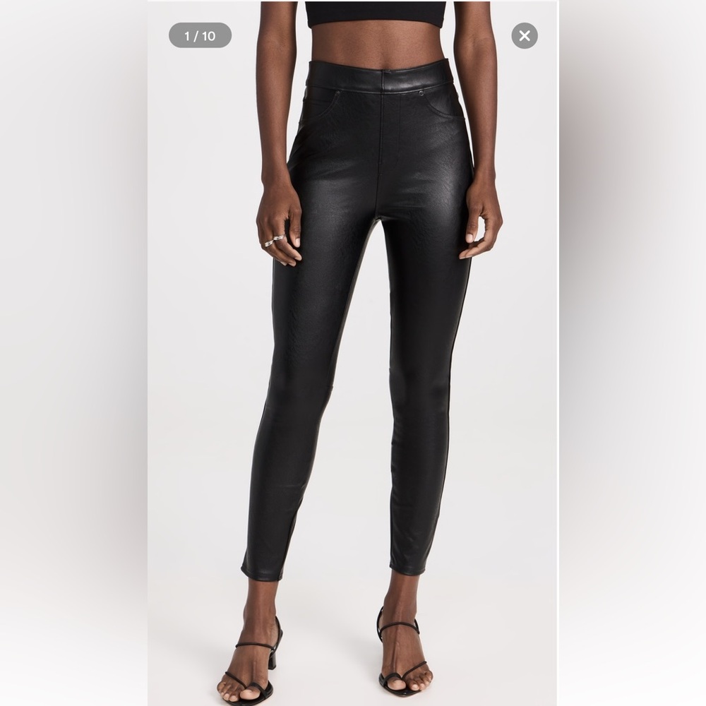 New without tag SPANX Leather Like Ankle Skinny Pants size medium